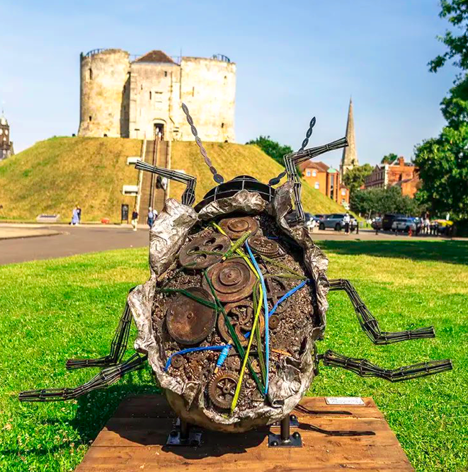 Tansy Beetle Sculpture